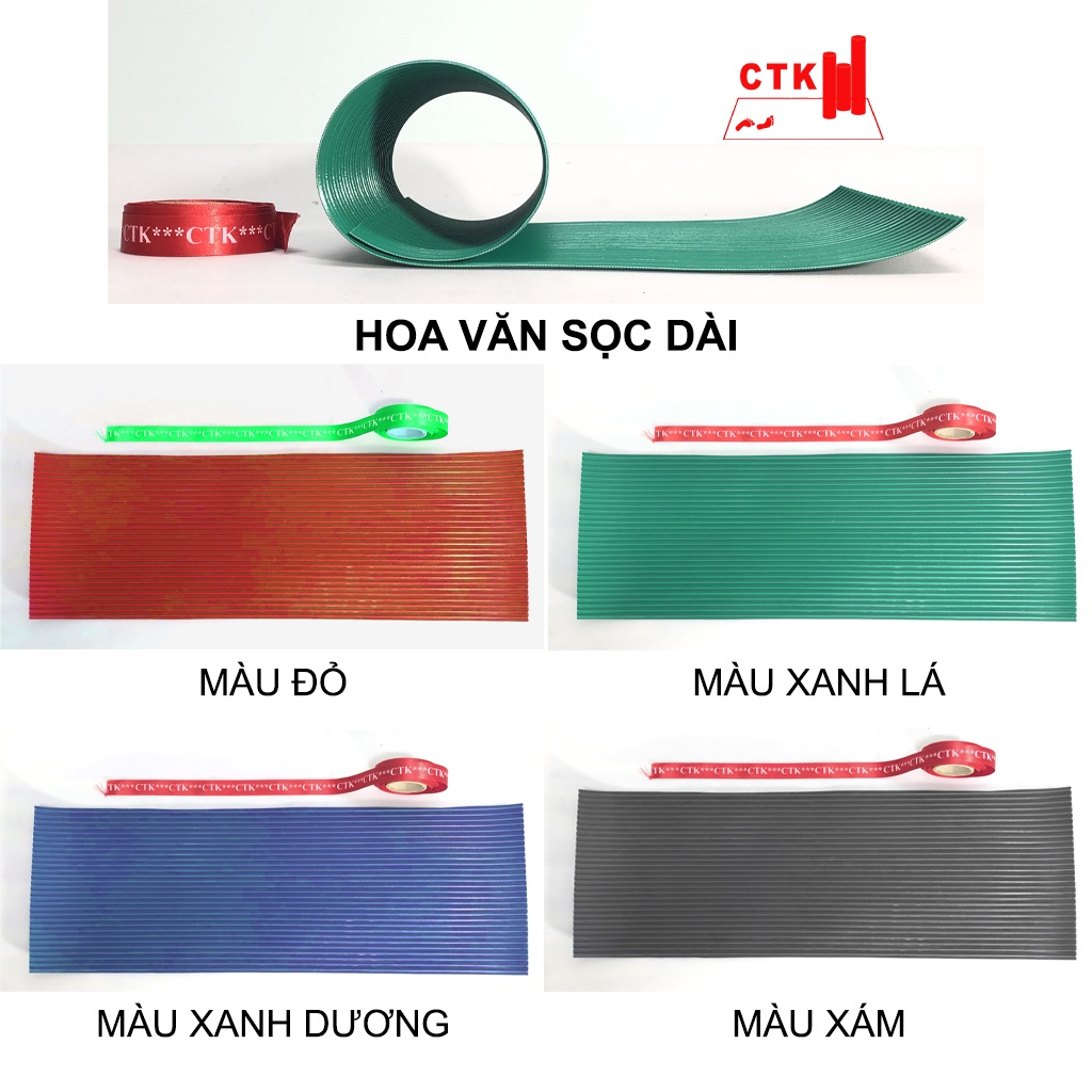 Tấm nhựa chống trượt cầu thang cao cấp đủ màu (60cm x 20cm)