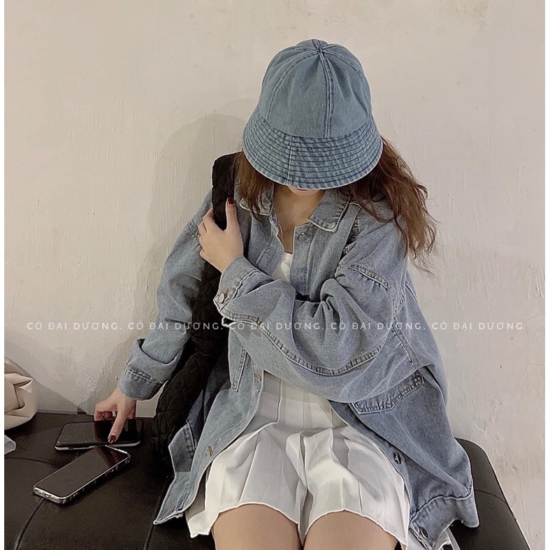 Áo khoác bò in chữ 6683