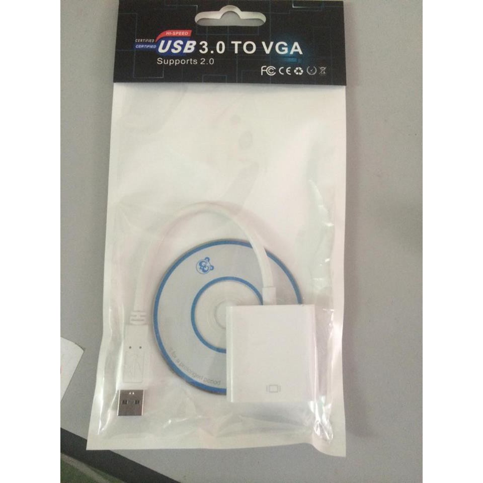 CÁP CHUYỂN USB TO VGA 3.0