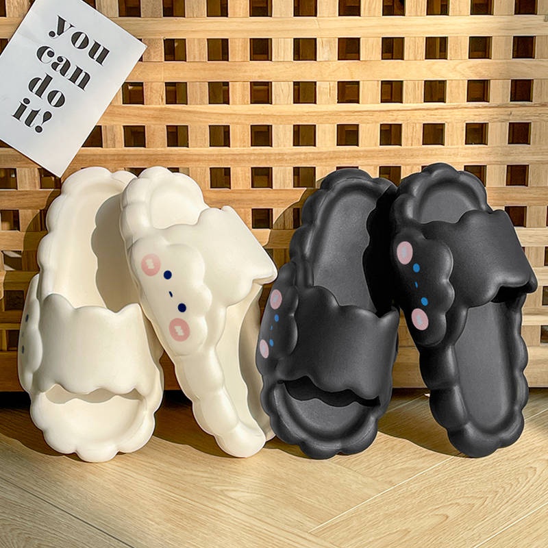 Dép Đi Trong Nhà Đế Dày Hình Đám Mây Xinh Xắn Dành Cho Nữ