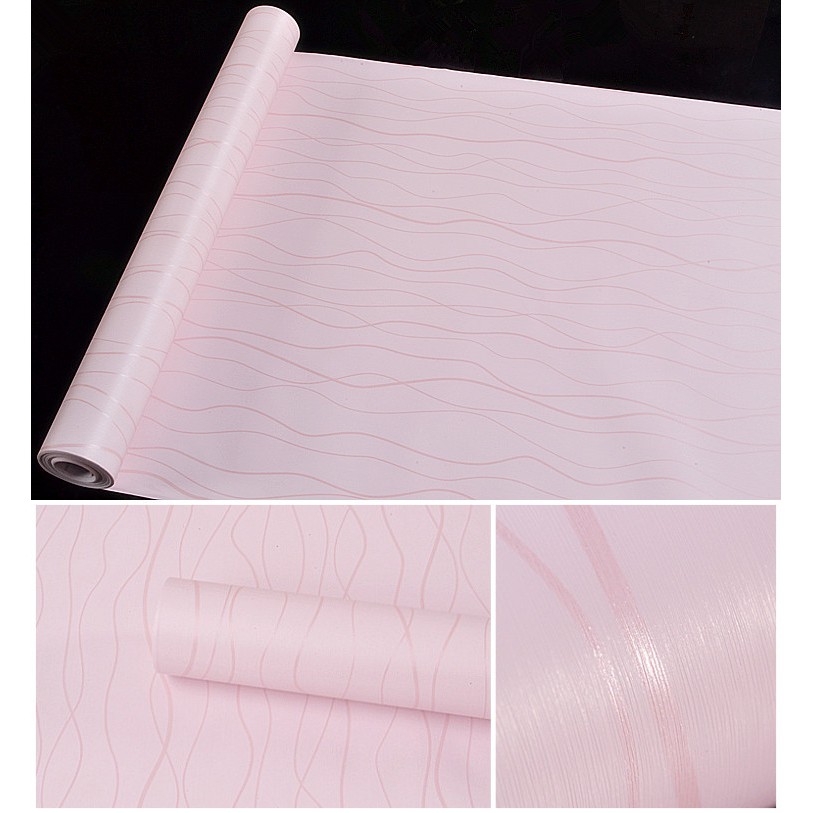 10m decal dán tường có sẵn keo MÀU HỒNG - decal cuộn HCM