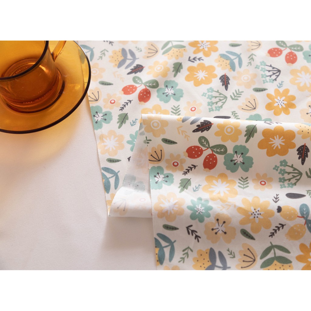 Vải cotton lụa Hàn Quốc 50x160cm/100x160cm