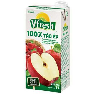 Nước ép táo Vfresh hộp 1L