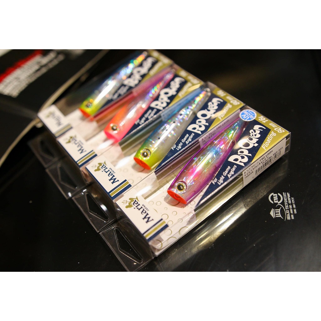 Mồi Giả Lure MARIA POPQUEEN 80 Hàng Chính Hãng JAPAN,Mồi Giả Câu Cá Lure Chính Hãng JAPAN