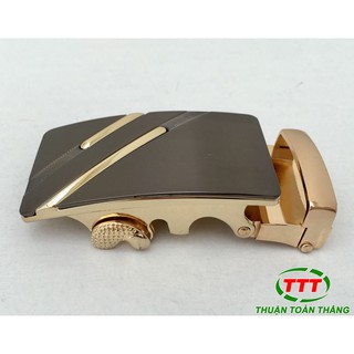 Dây Nịt Nam Da Trơn Mặt Khóa Tự Động