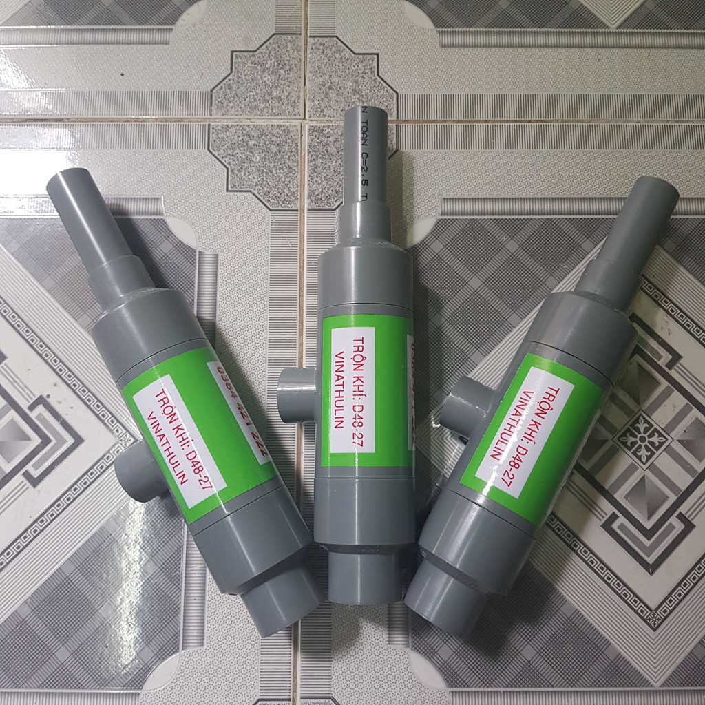 Combo 3 bộ trộn khí VINATHULIN (Ejector) KT 48/27