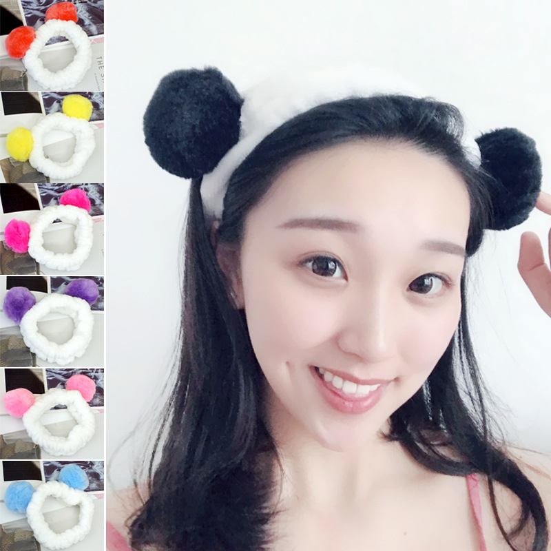 Băng Đô Cài Tóc Hình Gấu Trúc Đáng Yêu