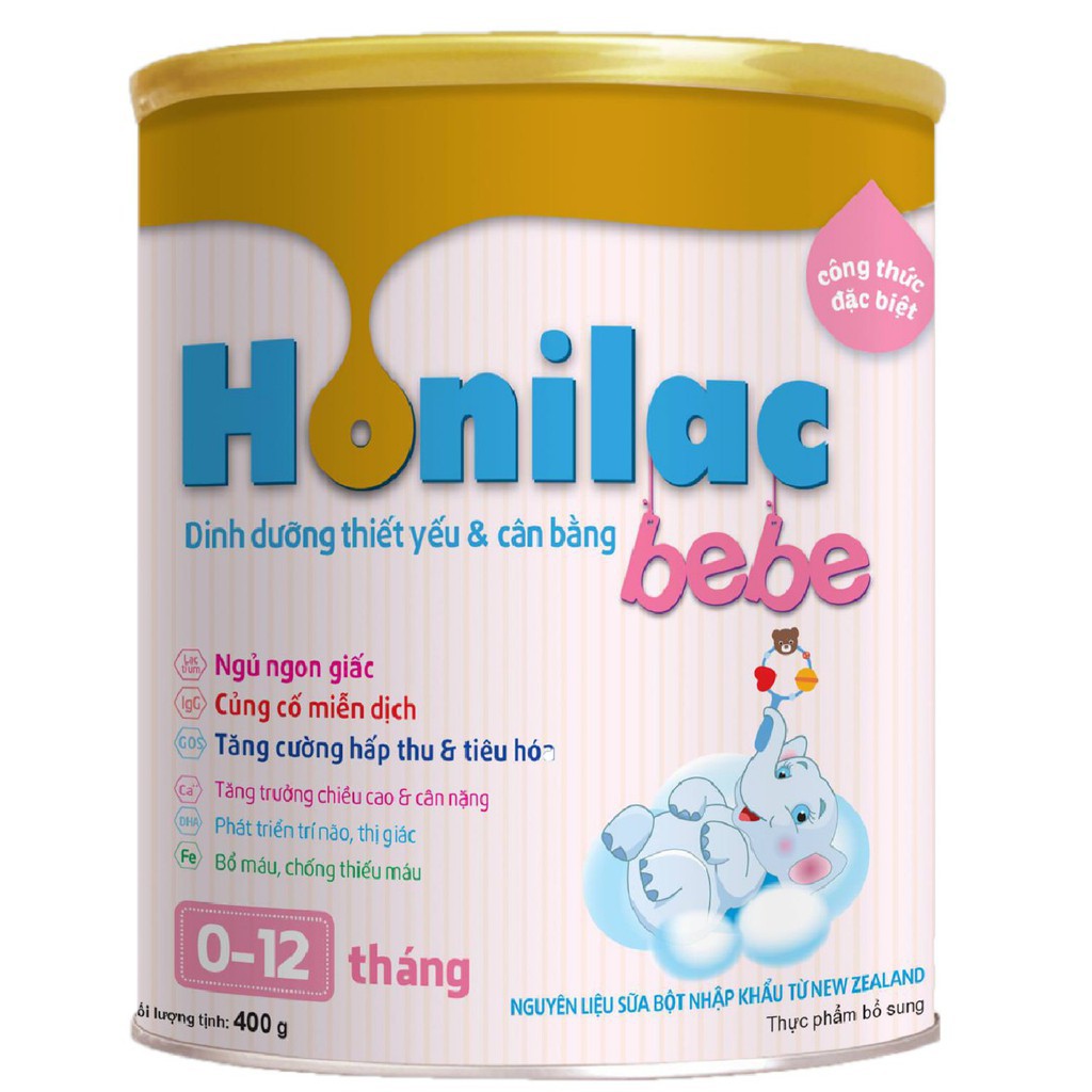 Sữa bột honilac bebe-900g