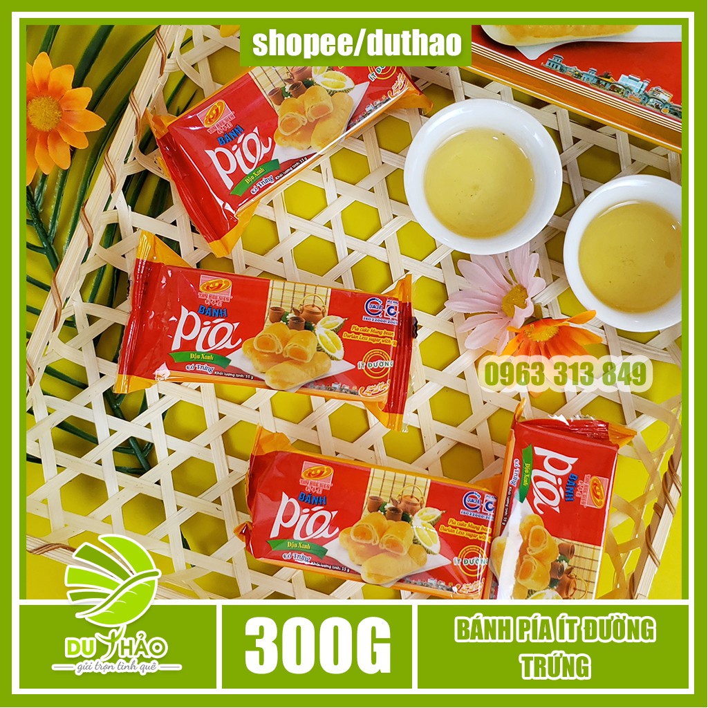 Bánh pía ít đường có trứng Tân Huê Viên 280g