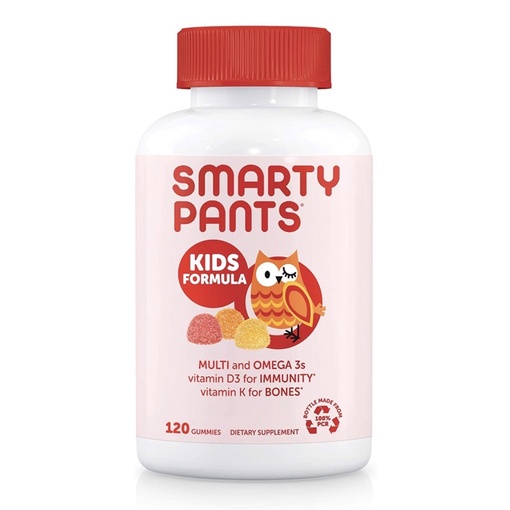 Kẹo dẻo vitamin hữu cơ Smarty Pants cho bé từ 2 đến 4 tuổi 120 viên USA