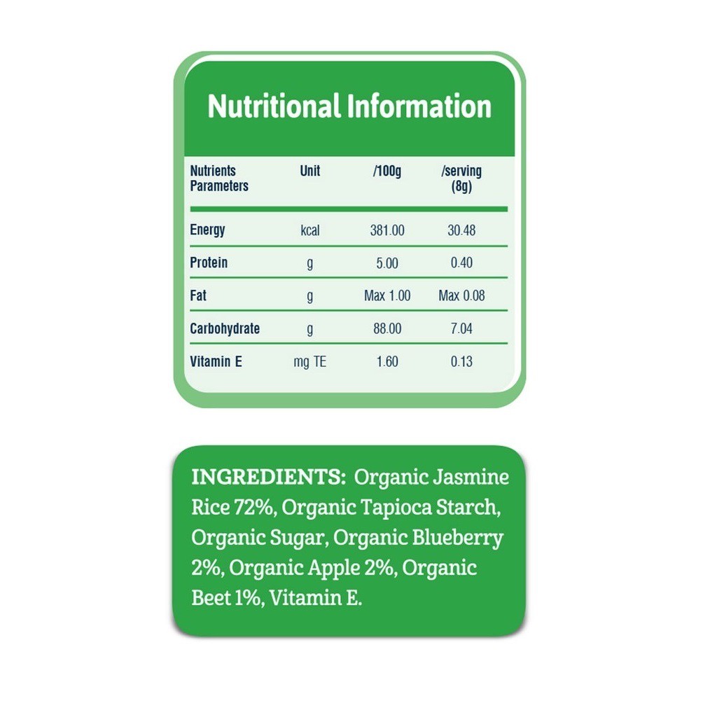 [Tặng 1 Gối Ôm Cà Rốt] Bộ 2 hộp Bánh Gạo Hữu Cơ Gerber Organic Vị Xoài Chuối Cà Rốt và 1 Hộp Vị Việt Quất Táo Củ Cải Đỏ