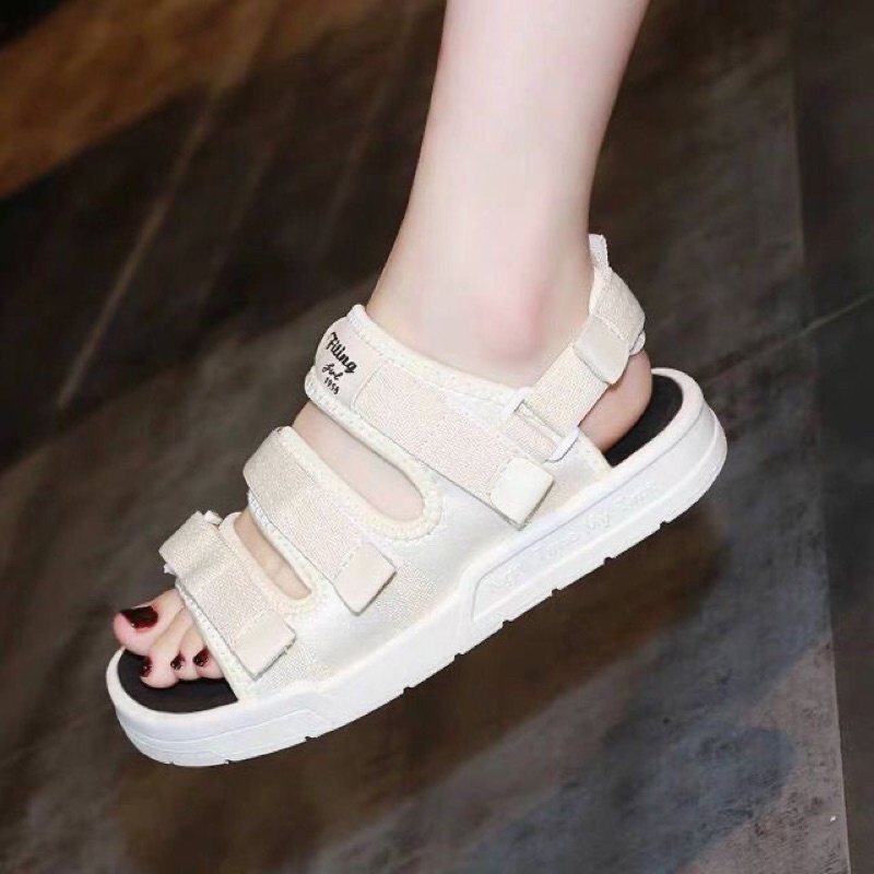 [SALE Mới nhất] Sandal nữ ulzzang HÀN QUỐC 3 quai HOT TREND 2021 trẻ chung, năng đông, chất lượng chính hãng