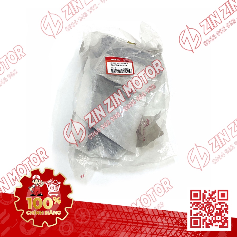 Dè Con Chắn Bùn Sau Vario 150 K59J, Vario 125 K60R, Click 150i 2018, Click 125i 2018 80106K59A10 Chính Hãng Honda