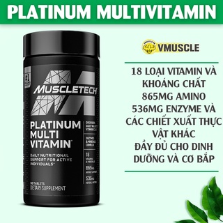 Muscletech Platinum Multi Vitamin bổ sung vitamin và khoáng chất