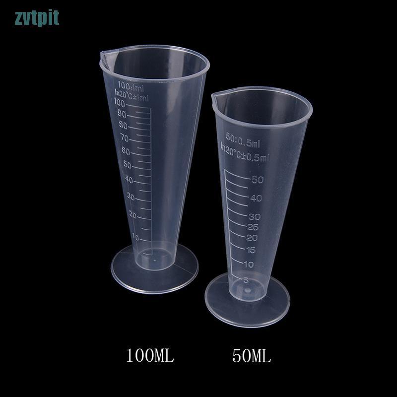 Cốc Đo Lường Bằng Nhựa Trong Suốt Dung Tích 50ml Tiện Dụng