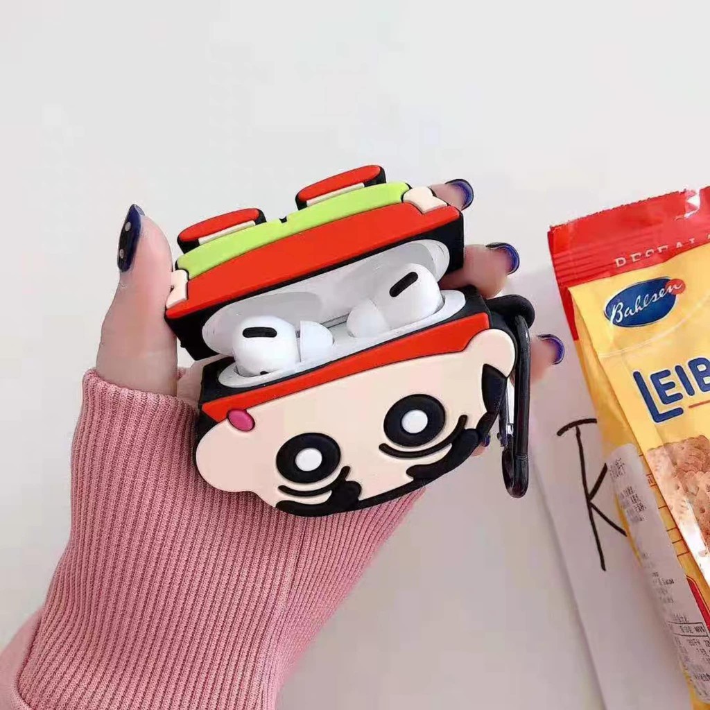 Case AirPods Vỏ Bọc Tai Nghe AirPods 1/2/Pro Cậu Bé Bút Chì Shin - Minh An Saigon