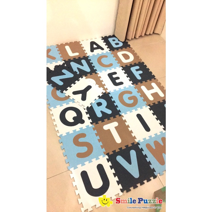 THẢM XỐP CHO BÉ SMILE PUZZLE - KHÔNG MÙI - TIÊU CHUẨN CHÂU ÂU