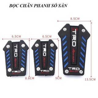 ⚡SILICONE BỌC THÉP⚡ Bọc chống trượt bàn đạp phanh ô tô - Ốp chân phanh, ga xe số TỰ ĐỘNG, số sàn