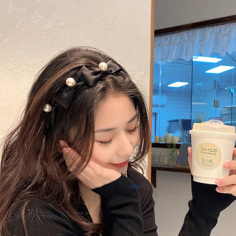 Cài Tóc Đính Ngọc Trai Nhân Tạo Phong Cách Hàn Quốc Thời Trang Dễ Thương