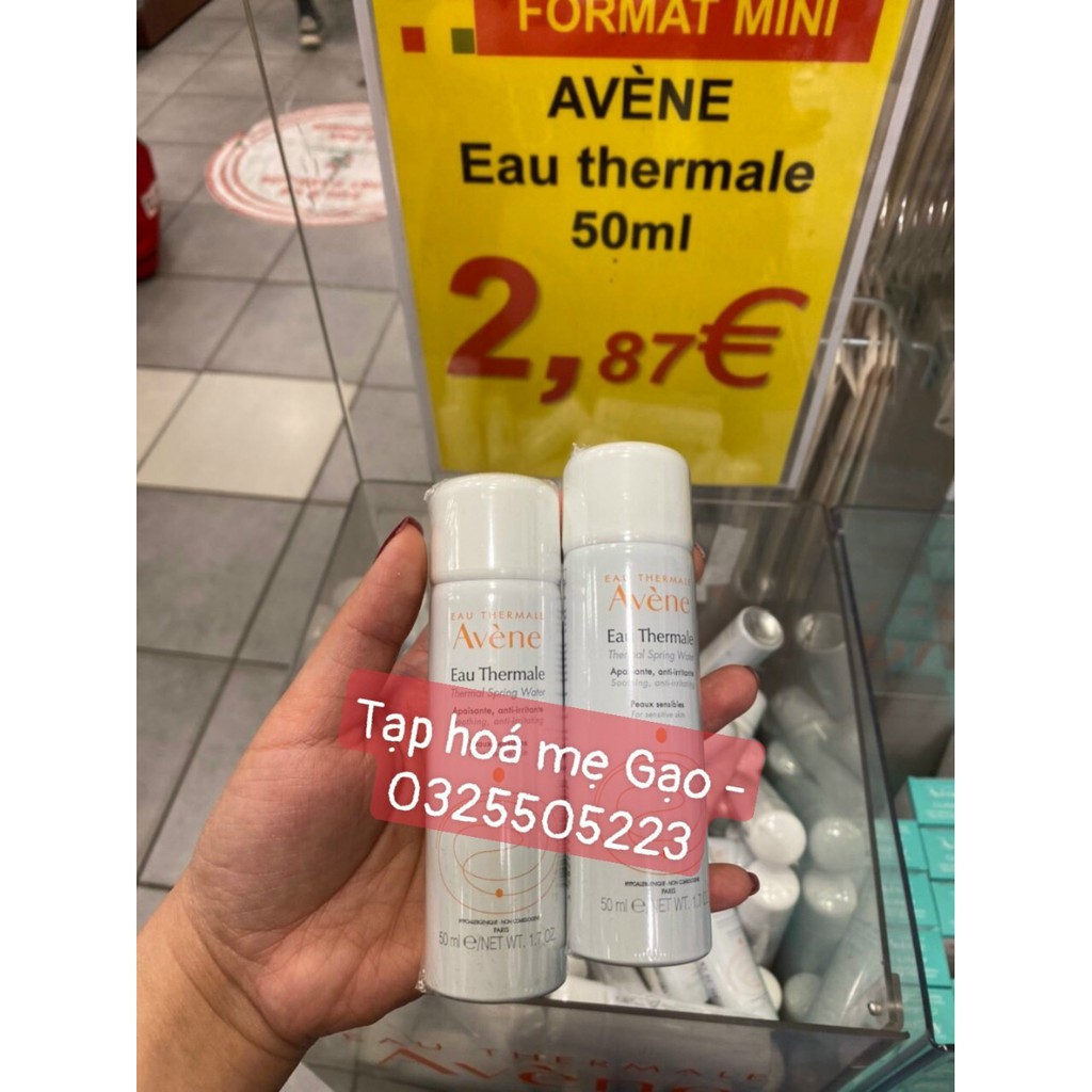 (Đủ bill Pháp) XỊT KHOÁNG AVENE THERMAL SPRING WATER 300ML