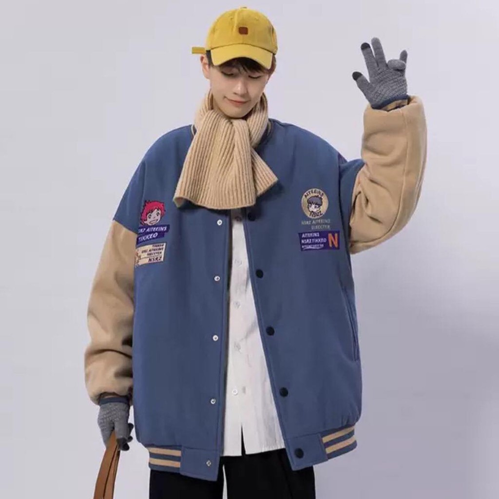 ÁO KHOÁC BOMBER DẠ NHUNG THÊU | BigBuy360 - bigbuy360.vn