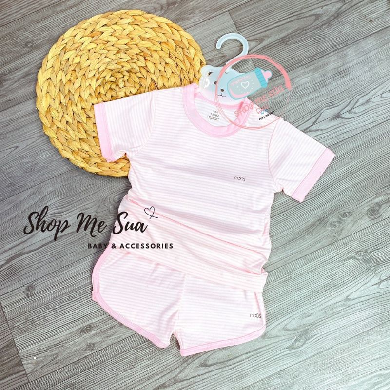 Bộ cộc tay cài vai Nous nhiều mẫu cho bé