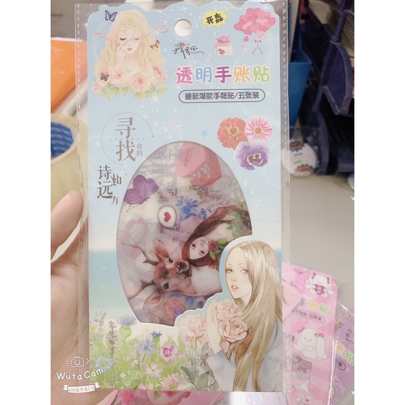 SET STICKER HÌNH DÁN SIÊU CUTE