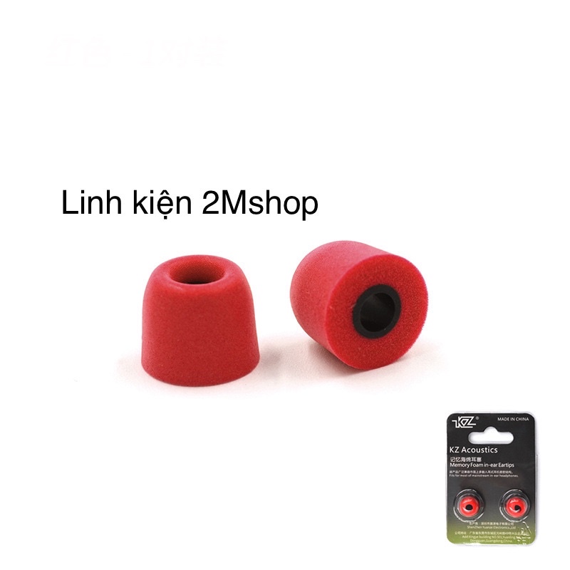 Nút Tai Nghe Bọt Biển Chính Hãng KZ. Bộ Nút Tai Nghe KZ Size M. Linh Kiện 2Mshop