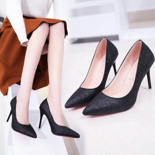 Giày gót kim tuyến