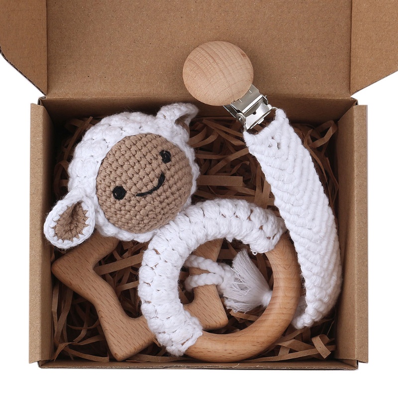 1 Bộ Giá Đỡ Núm Vú Giả Hình Ngôi Sao / Dây Xích Kẹp Núm Vú Giả DIY Cho Bé Sơ Sinh Mọc R