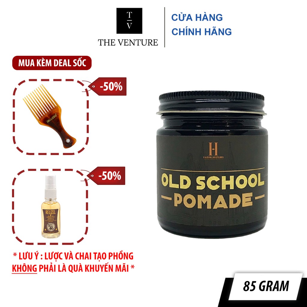 Sáp vuốt tóc Old School Pomade Saigon Hustlers Chính Hãng - 113 gram