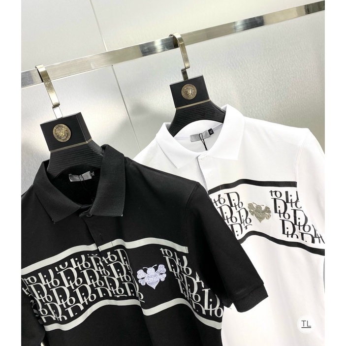 RẺ VÔ ĐỊCH - Áo polo thêu ong - Chất cotton cá sấu co giãn 4 chiều