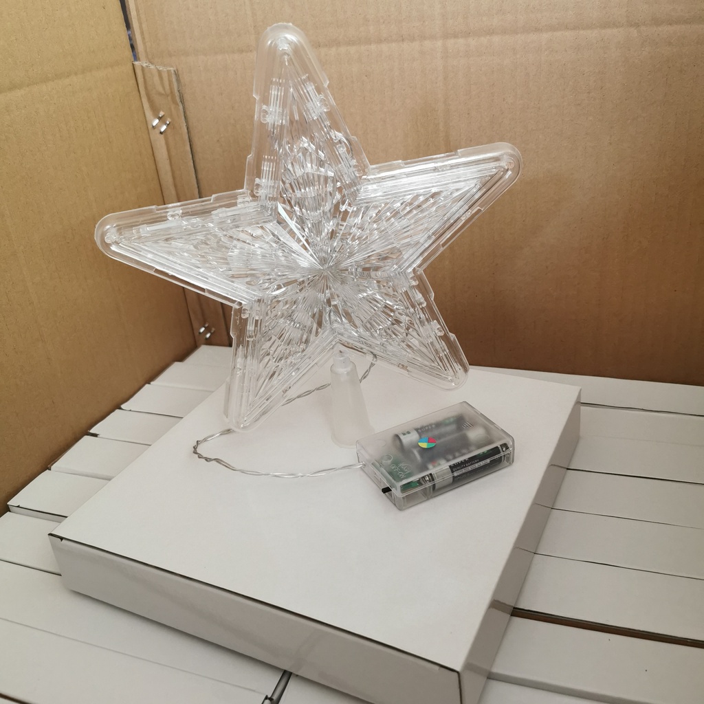 Đèn Led 10 / 30 Bóng Hình Ngôi Sao Trang Trí Giáng Sinh