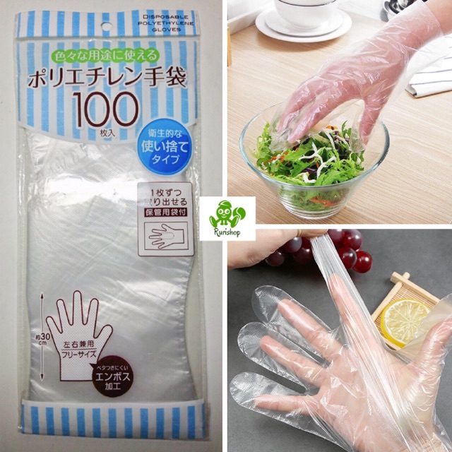 Set 100 găng tay cao cấp làm bếp Nhật Bản mẫu mới