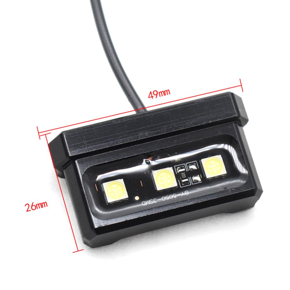 Đèn Biển Số Xe 3 Bóng Led 12V E4Q7 Bằng Nhôm Bền Bỉ