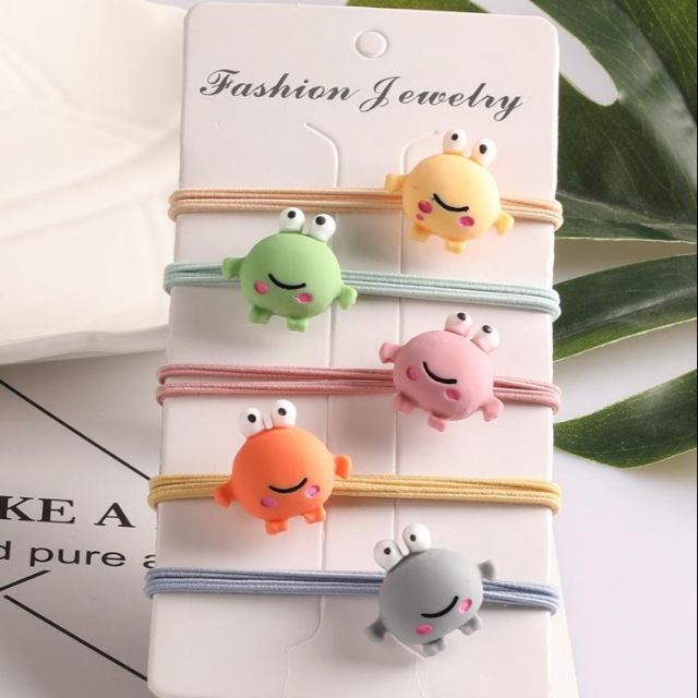 Chun Buộc Tóc Hình Chú Cua