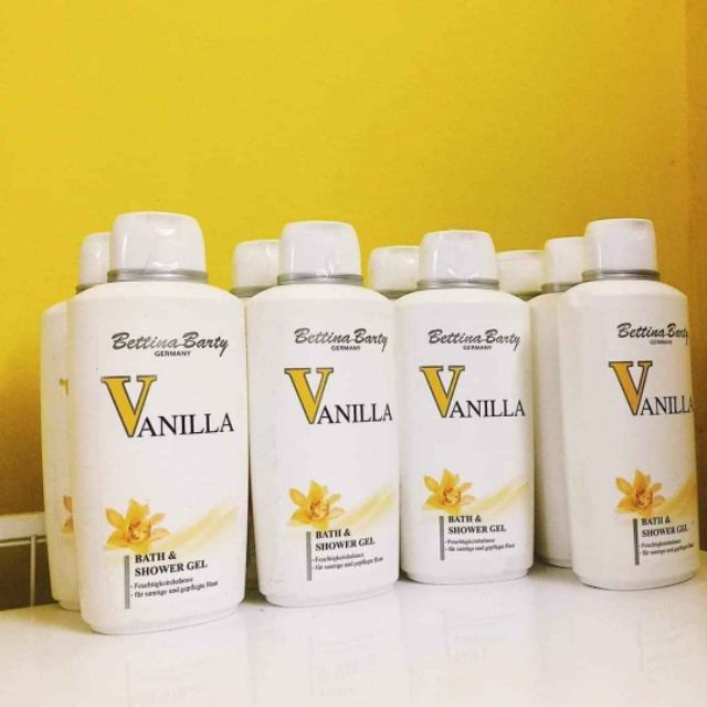 Sữa tắm Vanilla Bettina Barty 500ml