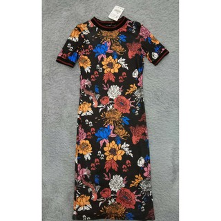 Váy body hoa cá size s quảng châu cao cấp