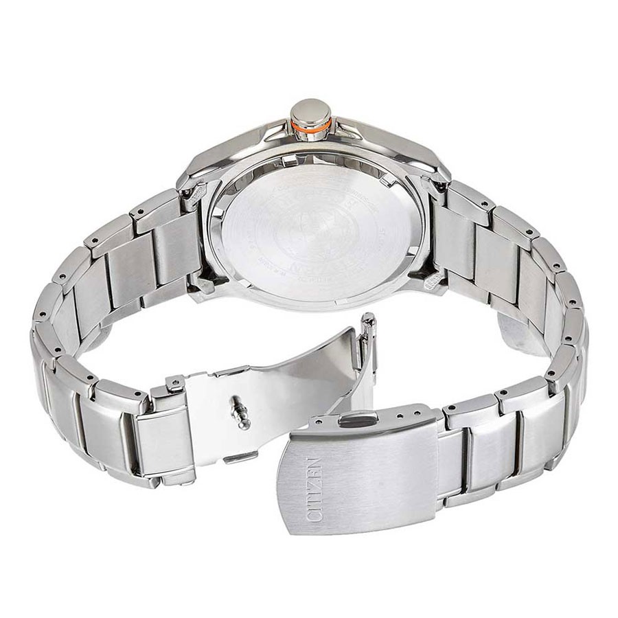 Đồng Hồ Nam Citizen Dây Thép Không Gỉ AW1350-59E - Mặt Đen