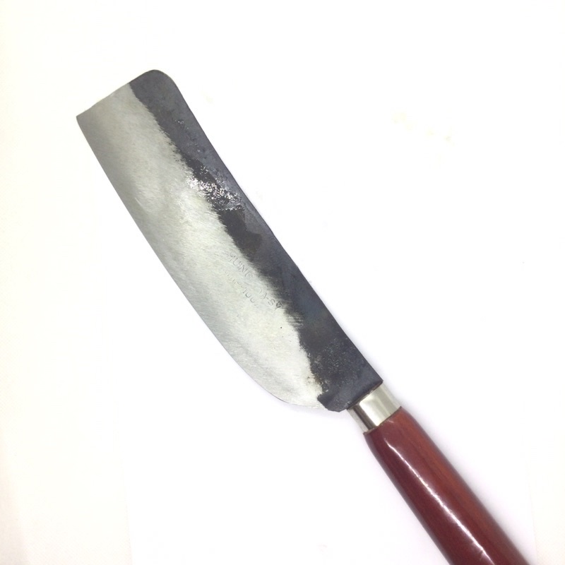 Dao thái to loại đặc biệt chuyên để thái thịt thái rau được từ nhíp xe cán gỗ lim chuyên thái thịt rau các loại-HL44