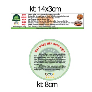 In Tem Nhãn Chất liệu Decal Giấy khổ 33*35+ thiết kế theo yêu cầu