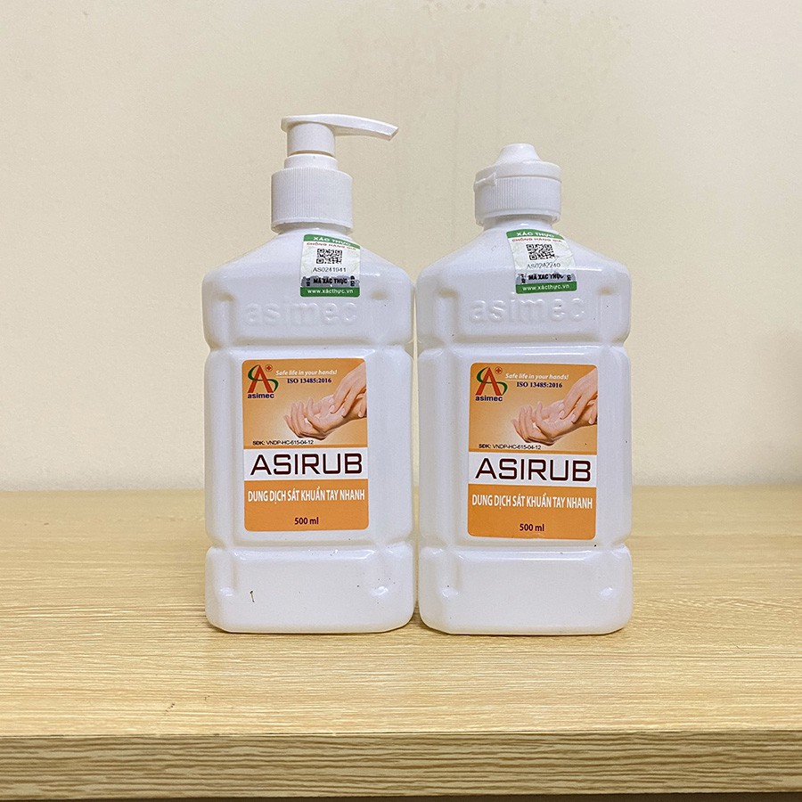 Dung dịch sát khuẩn tay nhanh Asirub - Chai 500ml | BigBuy360 - bigbuy360.vn