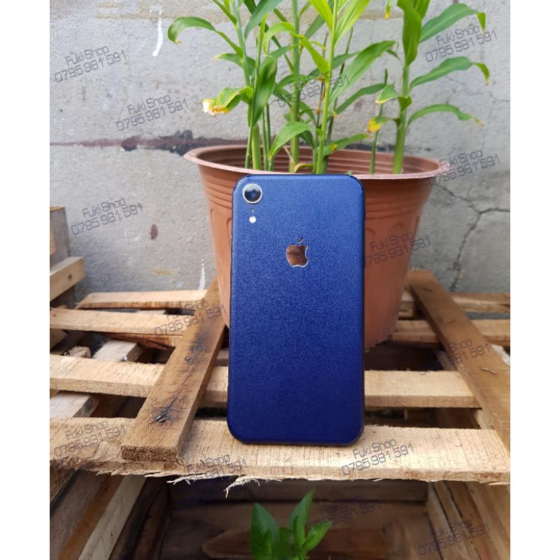 [IPHONE]Tấm Dán Skin FULL Viền Màu Cobalt Blue Matte 5 6 7 6plus 7plus 8plus X XS XR XSMAX 11 PRO MAX 12 PRO MAX