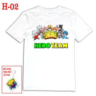 Áo Thun Hero Team (tặng kèm móc khóa)