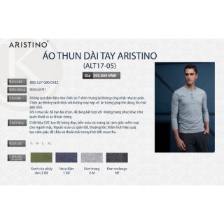 Combo áo thun _ aristino rêu s