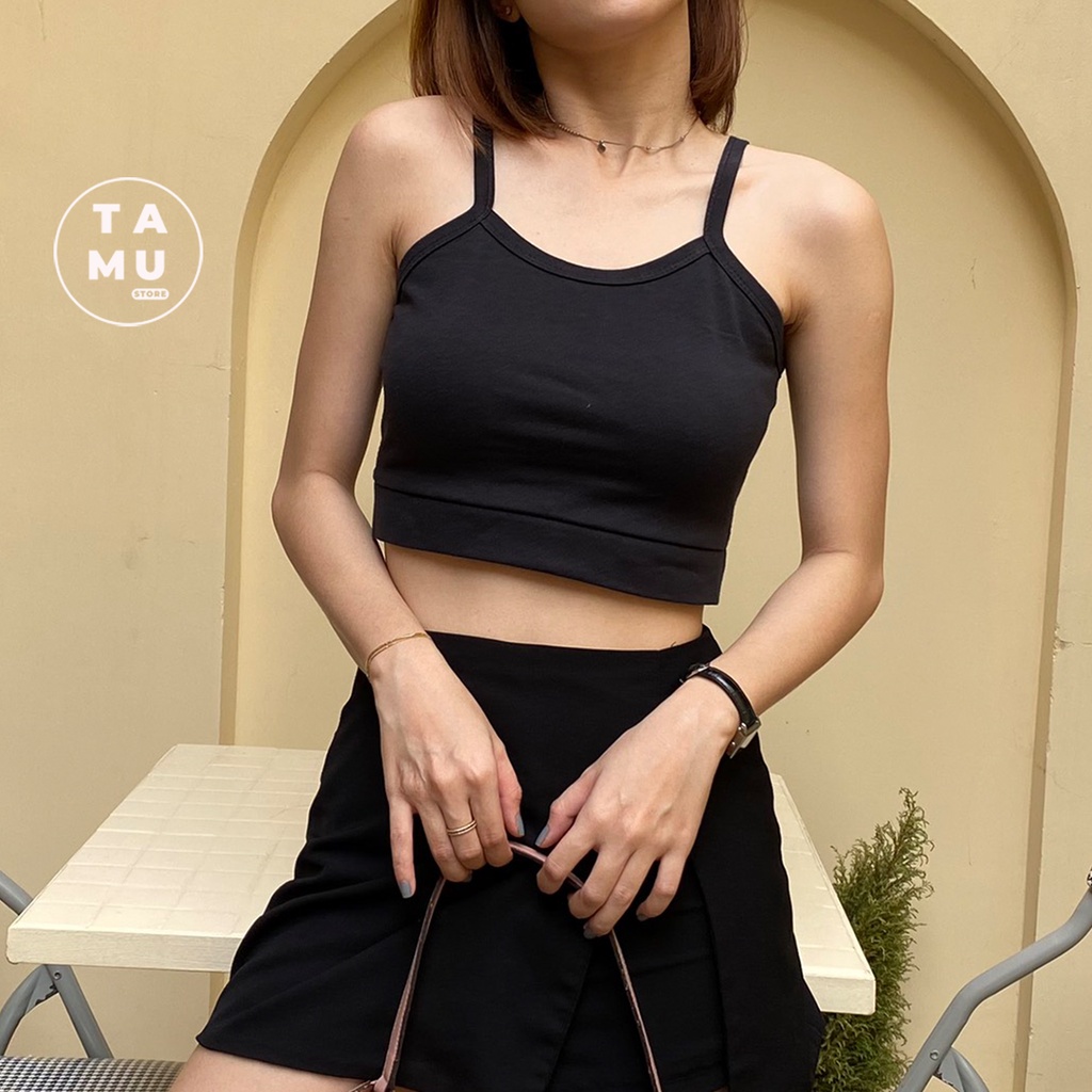 Áo 2 dây croptop nữ - HD02