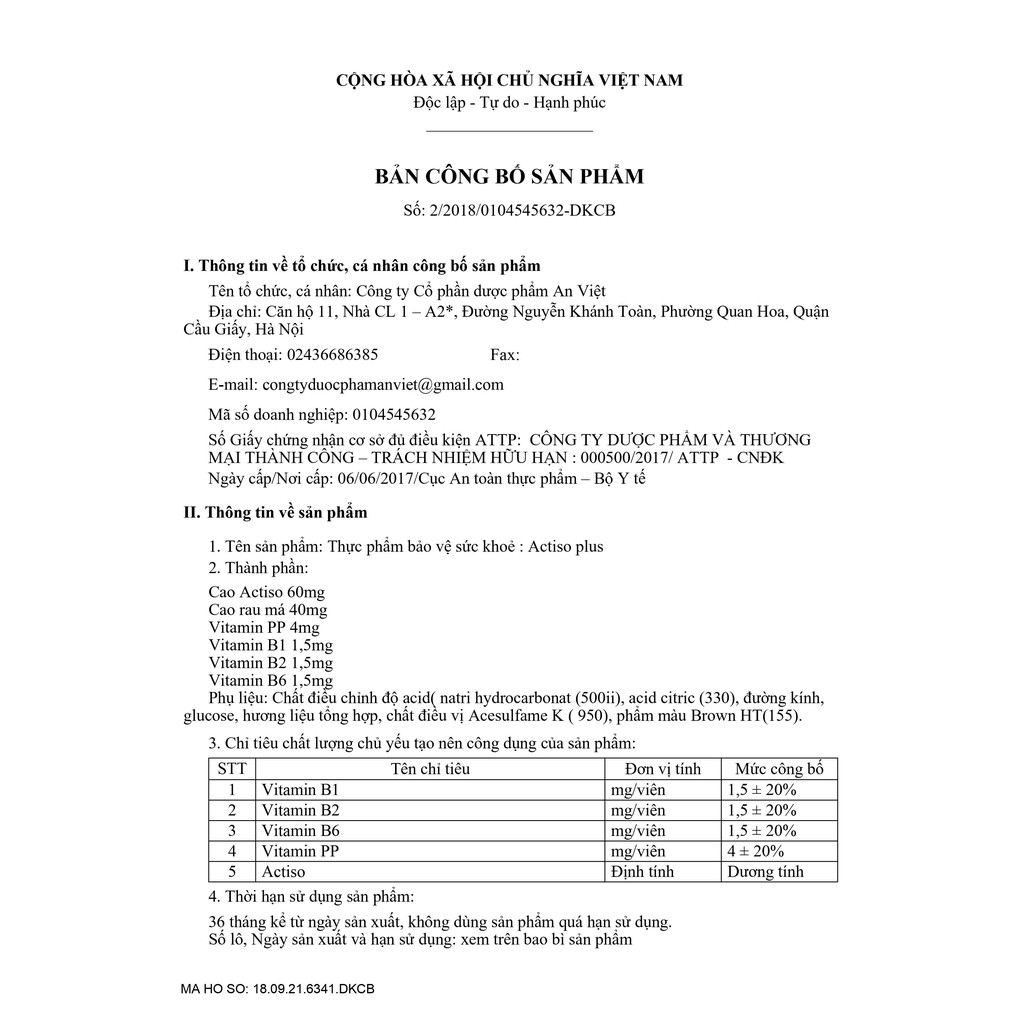 Viên sủi Actiso Plus - Thanh Nhiệt Lợi Mật Mát Gan | Thế Giới Skin Care