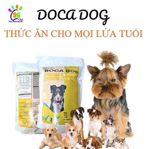 Thức ăn cho chó mọi lứa tuổi Doca Dog gói hạt 1kg