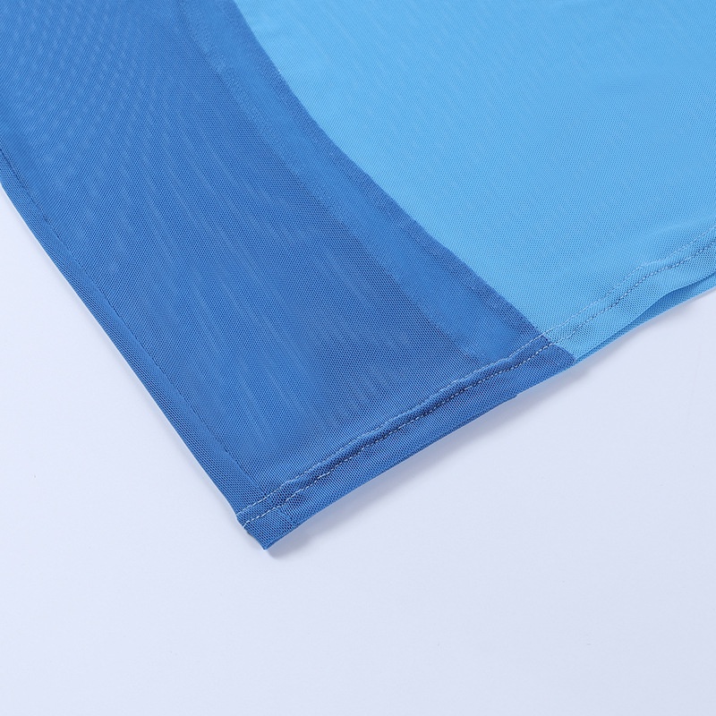 Đầm Sát Nách Cổ Tròn Phối Lưới Thời Trang Đường Phố Cho Nữ