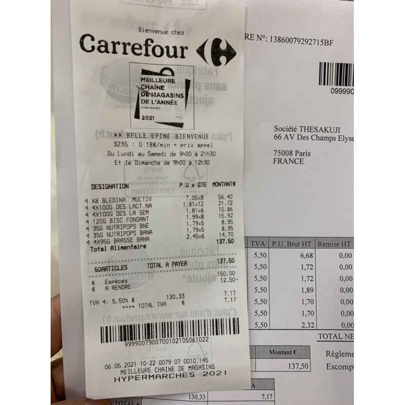 Sữa Bột Bledilait Bledina Hàng Air Pháp, Chính Hãng/1 hộp 900g